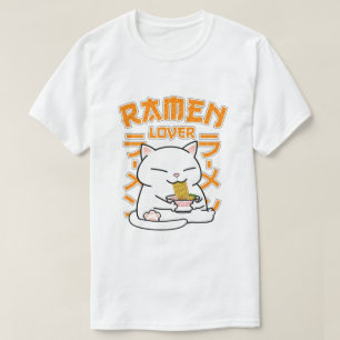 Japanese Ramen Cat Ramen Lover  T-Shirt