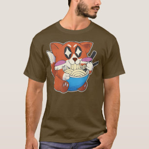 Japanese Ramen Fo Anime Manga Graphic Japan Animal T-Shirt