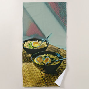 Japanese Ramen Gift Beach Towel