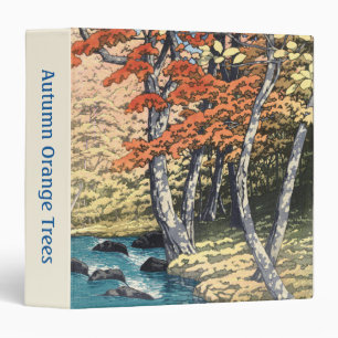 Japanese Red Maple River Shin-hanga Poster Binder