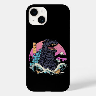 Japanese retro King Kaiju Wave Case-Mate iPhone 14 Case