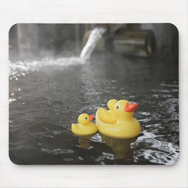 Japanese Rubber Duckies Mouse Pad (Front)