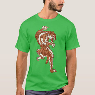 Japanese Sabre Cat Tiger Japan  T-Shirt