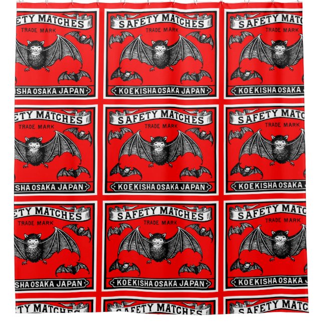 Japanese Safety Matches Art Bats (Front)