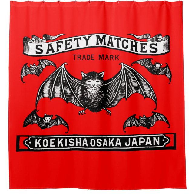 Japanese Safety Matches Art Bats (Front)