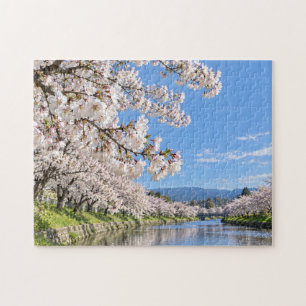 Japanese Sakura Cherry Blossom Jigsaw Puzzle