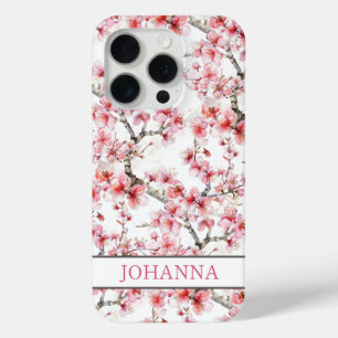 Japanese Sakura Cherry Blossoms iPhone 15 Pro Case