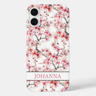 Japanese Sakura Cherry Blossoms iPhone 16 Plus Case