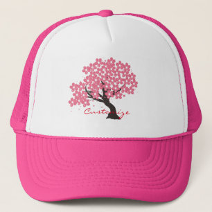 Japanese Sakura Cherry Blossoms Thunder_Cove Trucker Hat