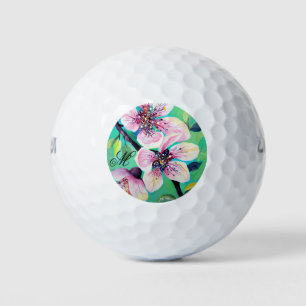 Japanese Sakura Cherry Tree Flowers Golf Balls