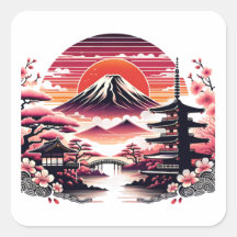 Japanese Sakura Garden Mount Fuji Cherry Blossom