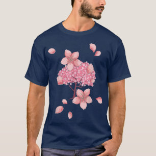 Japanese Sakura Pink Flower Blossom Cherry Blossom T-Shirt