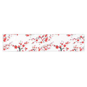 Japanese,Sakura tree,cherry blossom,floral art  Short Table Runner