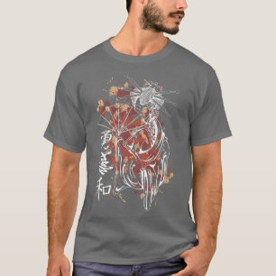 Japanese Samurai & Characters I Japanese Girl I Ge T-Shirt