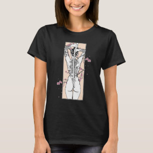 Japanese Samurai Culture Scenery Vintage Sakura Ch T-Shirt