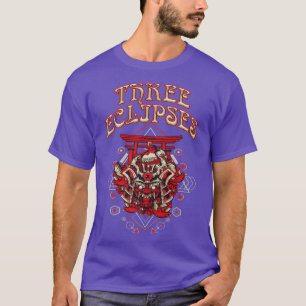Japanese Samurai Cyborg Oni Mask Premium T-Shirt C