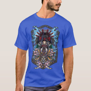 Japanese Samurai Girl Sword Warrior (2) T-Shirt