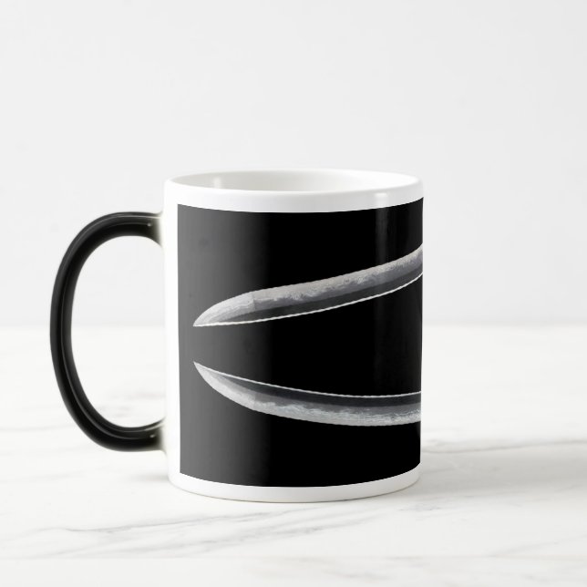 Japanese Samurai Katana Sword Magic Mug (Left)