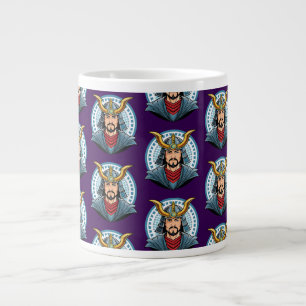 Japanese samurai large coffee mug