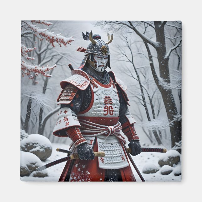 Japanese Samurai magnet (Front)