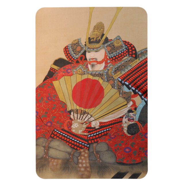Japanese Samurai Magnet (Vertical)