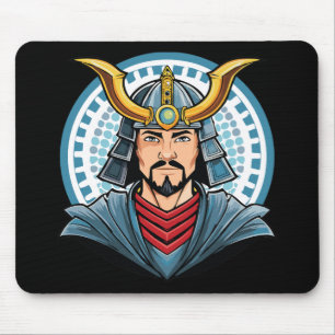 Japanese samurai mouse pad