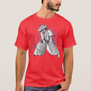 Japanese Samurai Shinobu Warrior Japan Katana  (2) T-Shirt