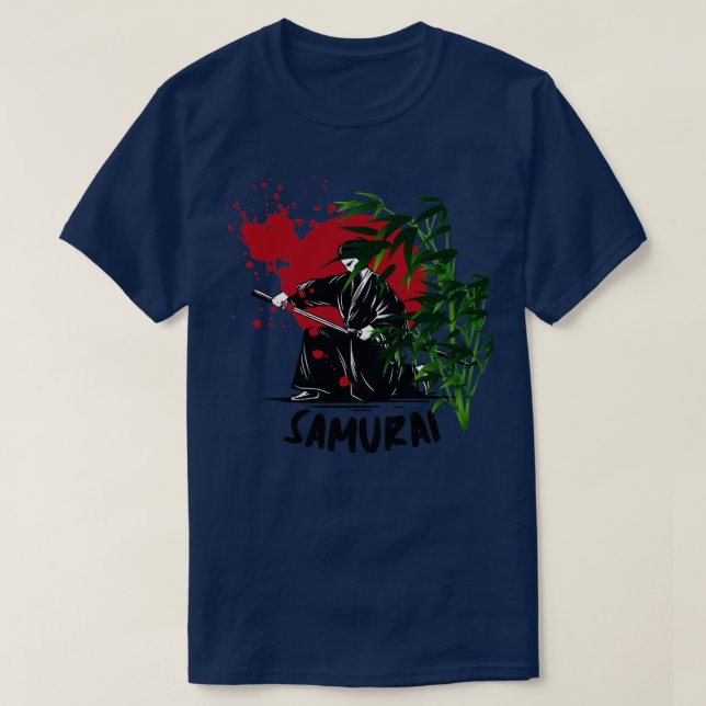 Japanese samurai TShirt (Design Front)