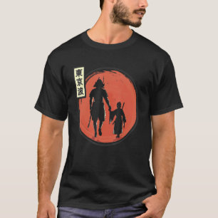 Japanese Samurai Warrior Dad & Son Japanese Sun Ja T-Shirt