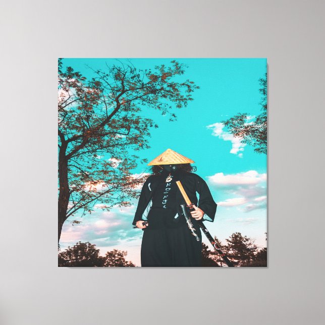 Japanese Samurai warrior Wall décor Canvas Print (Front)