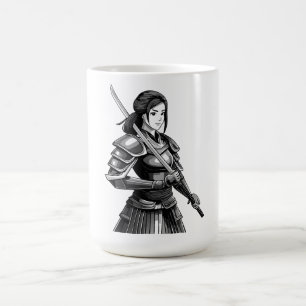 Japanese samurai warrior - woman coffee mug
