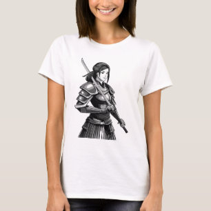 Japanese samurai warrior - woman T-Shirt