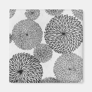 Japanese School's Chrysanthemums Magnet