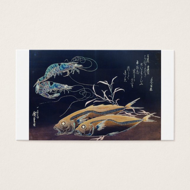 Japanese Sea Life Painting circa 1800's (Front)