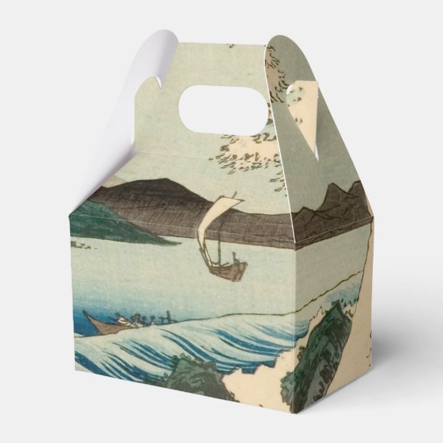 Japanese Sea of Satta Hiroshige Art  Favor Box (Front Side)