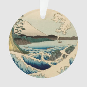 Japanese Sea of Satta Hiroshige Art  Ornament