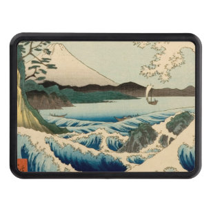 Japanese Sea of Satta Hiroshige Art  Trailer Hitch Cover