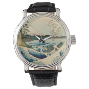 Japanese Sea of Satta Hiroshige Art Watch