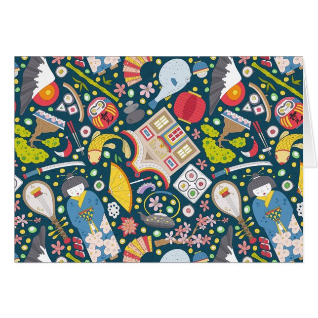 Japanese Seamless Pattern (Front Horizontal)