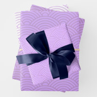 Japanese Seigaiha Wave | Liliac Purple