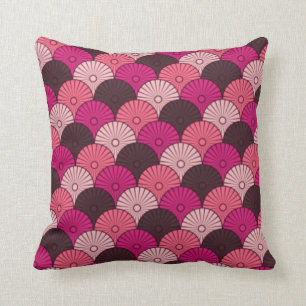 Japanese Shell Pattern Throw Pillow