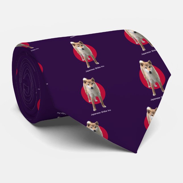 Japanese Shiba Inu Tie (Rolled)