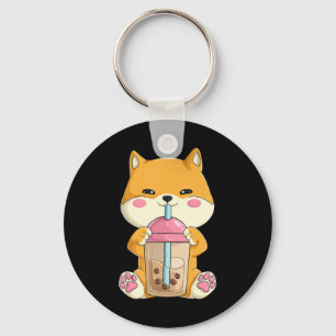 Japanese Shiba Inu Women Girls Kawaii Bubble Boba Keychain
