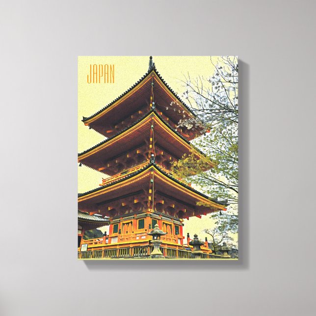 Japanese shrine scenery Japan travel Canvas Print (Front)