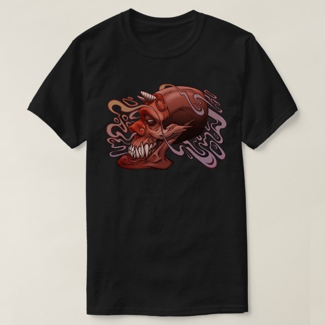 Japanese Skull T-Shirt (Design Front)