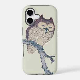 Japanese Sleeping Owl Night Artwork