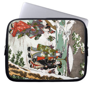 Japanese Snowscape Laptop Sleeve