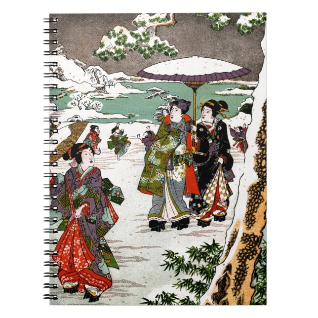 Japanese Snowscape Notebook (Front)