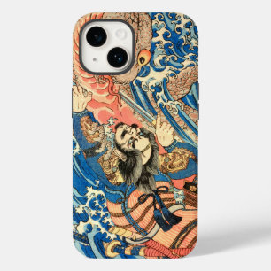 Japanese sorcerer evoking a storm-dragon Case-Mate iPhone 14 case