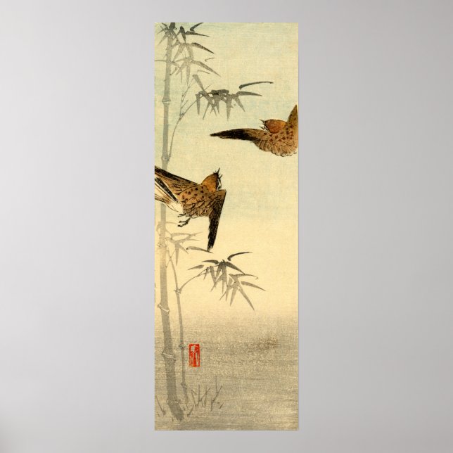 Japanese Sparrows no.1 Poster (Front)